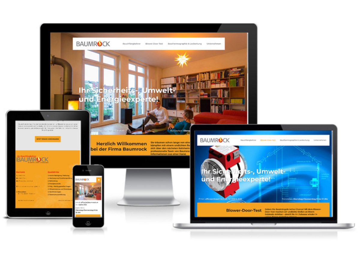 Relaunch mit Responsive Webdesign für Baumrock