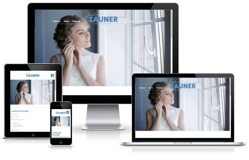 Neuer Webauftritt und Corporate Design - für Juwelier Zauner