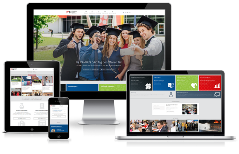 TYPO3 Website-Relaunch für die Fachhochschule Kärnten