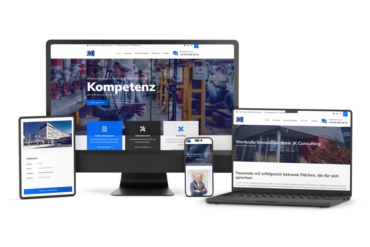 Relaunch der Website von JK Consulting e.U. – responsive und suchmaschinenoptimiert