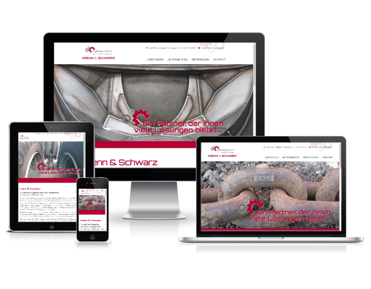 Responsive Redesign für die TYPO3 Website von Krenn & Schwarz