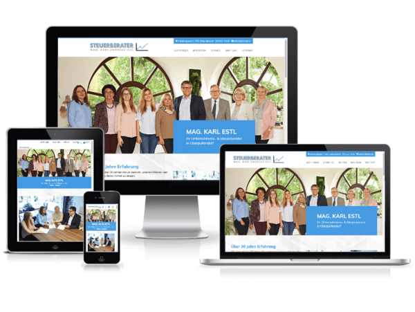 TYPO3 Website Relaunch für die Kanzlei Mag. Estl