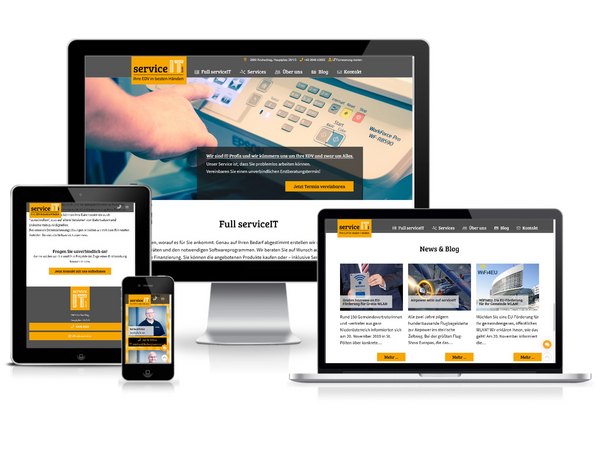 Im besten Licht: Neues Webdesign für die serviceIT GmbH