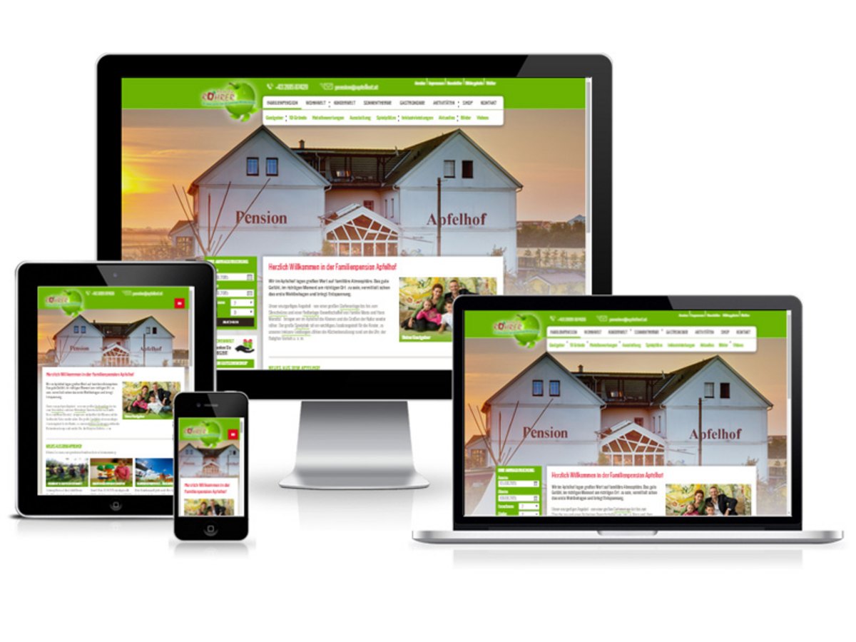 Responsive Relaunch der Pension Apfelhof