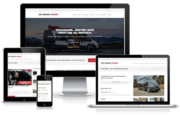 Praktisches Webdesign für Kfz-Technik-Grabner