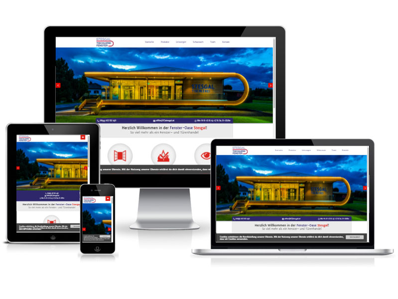 Responsive Website Relaunch für Stesgal Fenster & Tischlerei in Oberwart Responsive Website Relaunch für Stesgal Fenster & Tischlerei in Oberwart