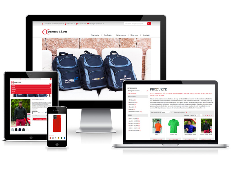 Magento Responsive Shop für EC Promotion Magento Responsive Shop für EC Promotion