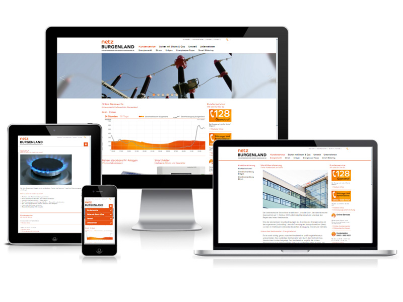 Responsive Relaunch für die Netz Burgenland Strom GmbH Responsive Relaunch für die Netz Burgenland Strom GmbH