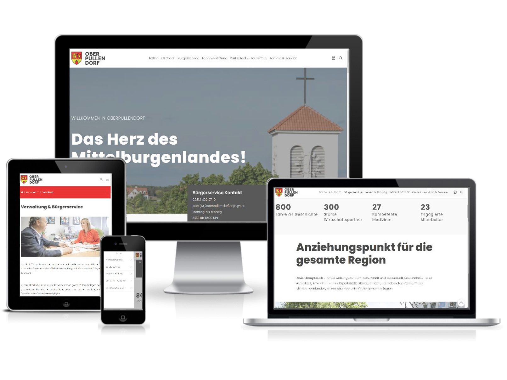Neue Website für Oberpullendorf